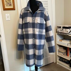 Rails Jaro check coat size L.